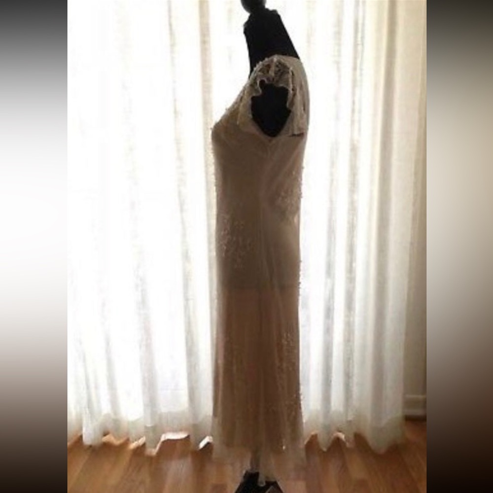 Sue Wong Women’s Nude Party Dress Sz 8 - Picture 4 of 8